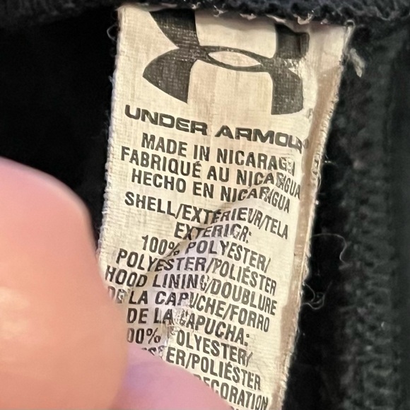 Under Armour Loose Fit Storm Pullover Hoodie Black L - Picture 4 of 6